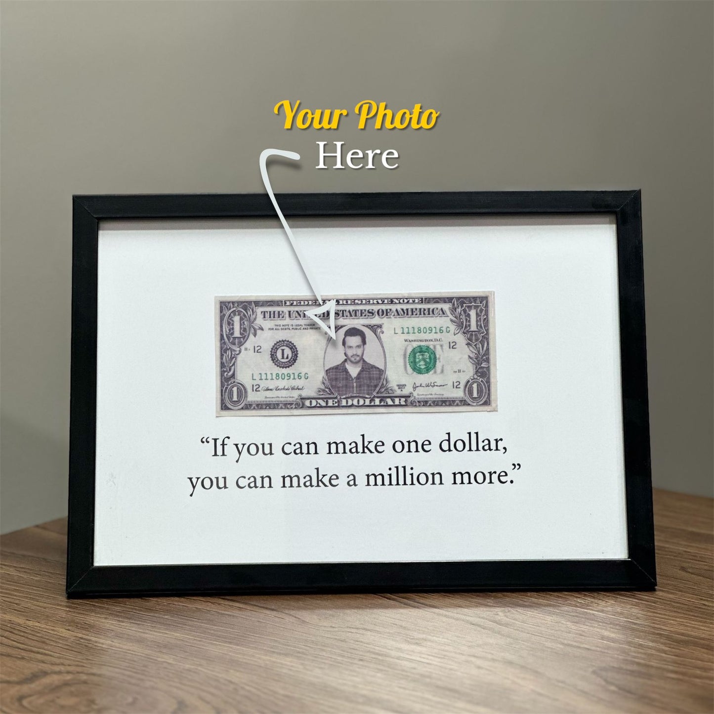 Custom Motivation 1$ Frame
